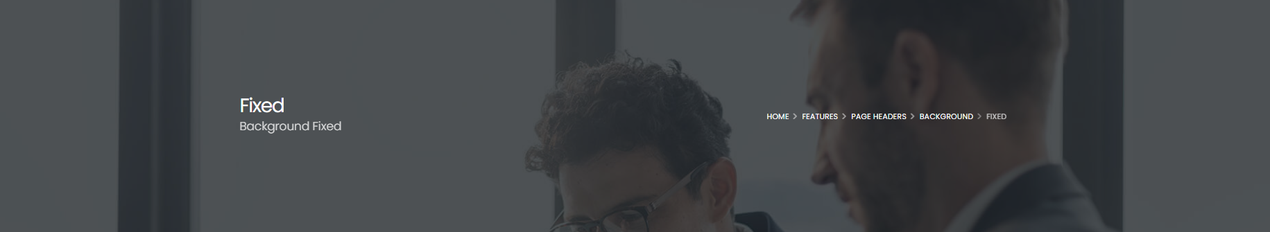 Background Fixed