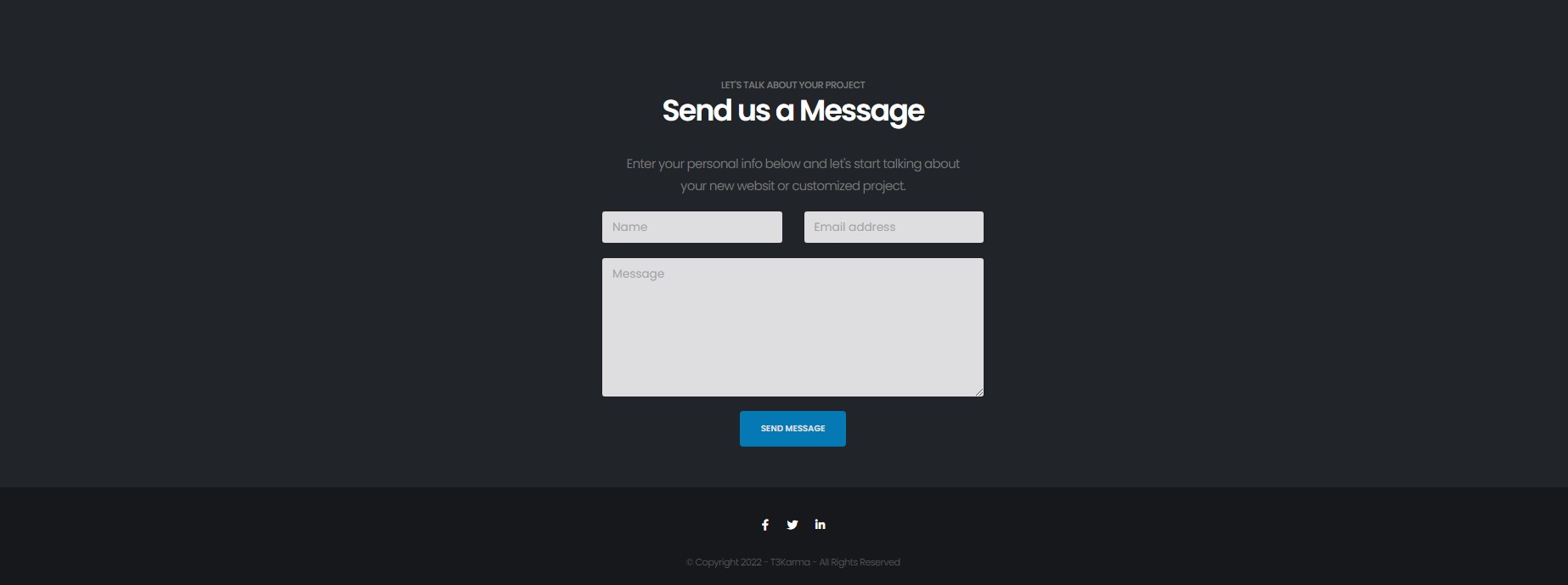 Contact Form Center