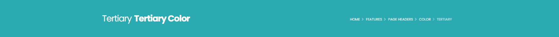Color Tertiary Color Tertiary