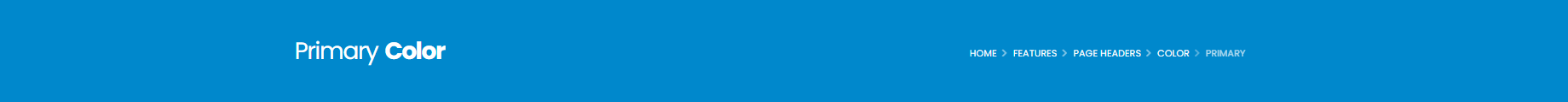 Color Primary Color Primary